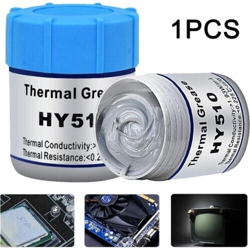 New 10g 20g HY510 CPU Thermal Grease Compound Paste Conductive Safety Hardware Paste Tasteless Silicone Heat Non-toxic C5K2