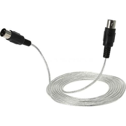 9.8FT Midi Male to Male DIN 5-Pin Music Instrument Extension Cable Connector