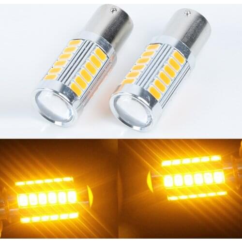 2Pcs Reverse Light 33SMD Auto Bulbs Daytime Running Lamp Replacement Set Side marker Turn Signal