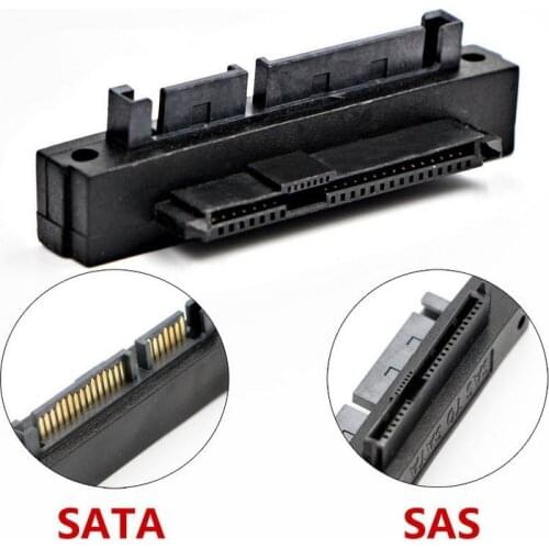 Eunaimee 90 Degree Angle SFF-848 SAS 22 Pin to 7+15 Pin SATA HDD Hard Drive Adapter SAS female to SATA male
