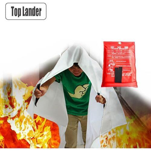Emergency Fiberglass Fire Blanket Safety Cover Survival Fire Flame Retardant Fireblanket Fire Shelter First Aid Blanket