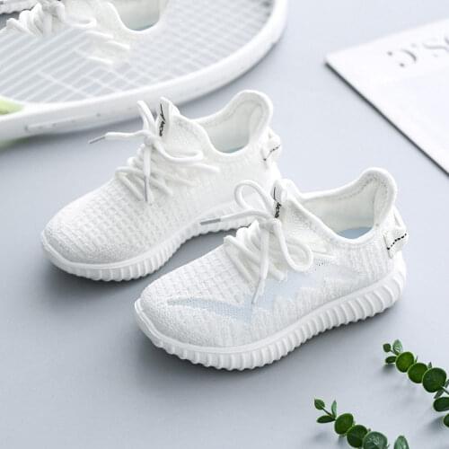 Kids shoes Childrens mesh casual sneakers 2021 spring and autumn new boys casual breathable girls' cloth shoes