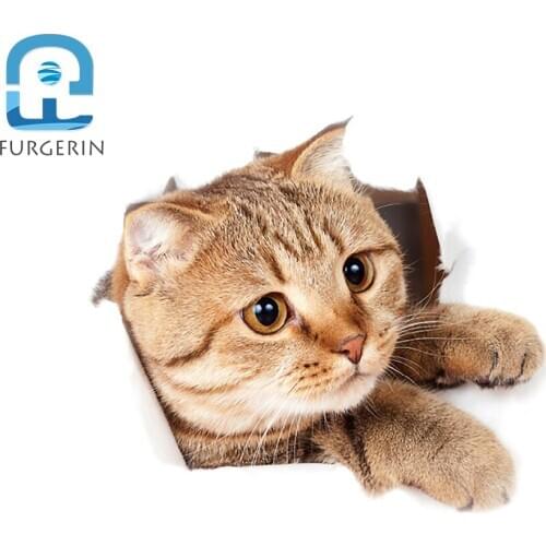 FURGERIN 3d stickers door Funny Toilet Stickers Mural funny toilet sticker Wall Decor Home wall sticker Kids Room Decoration