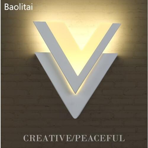 Creativity Bedside Led Wall Lamp Nordic Stairs Modern Simplicity Living Room Aisle Hotel Bedroom Background Wall Light