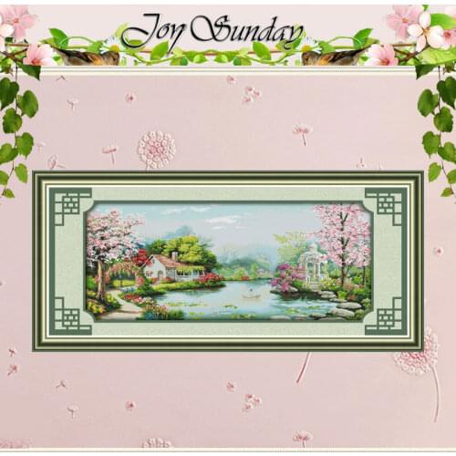 The plantation of love Patterns Counted Cross Stitch 11CT 14CT Cross Stitch Set Wholesale Cross-stitch Kit Embroidery Needlework