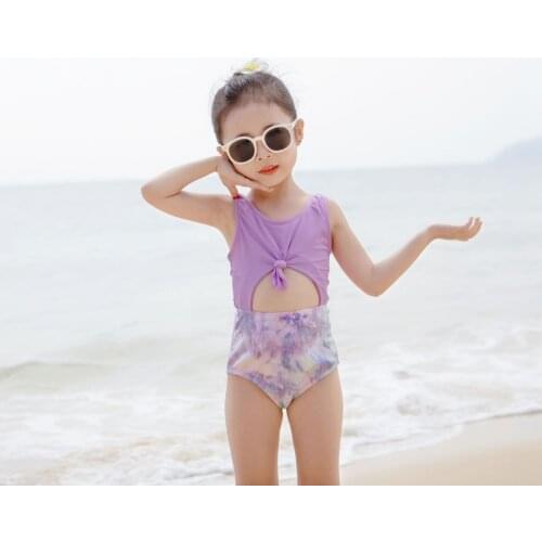 New Toddler Kids Girls Swimsuit One Piece Baby Bikini Swimwear Children Gilrs Summer Bikini Hawaii Lovely Swimming Dress