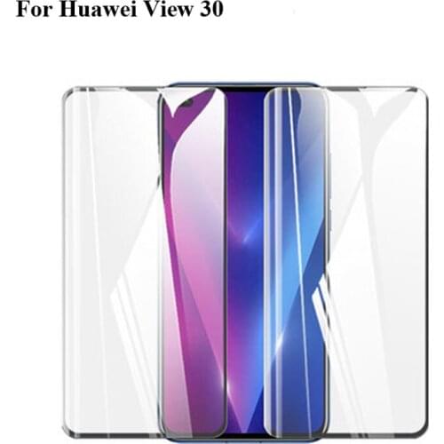 2PCS for Huawei View 30 3D Tempered Glass Film Screen Protector Protective Full Cover Protection for Huawei View30