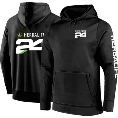Latest Sell Hot! 2021 HERBALIFE 24 Mans Classic Solid Color Hoodies High streets Hip Hop Sport Cottton Pullover Coat Sweatshirt