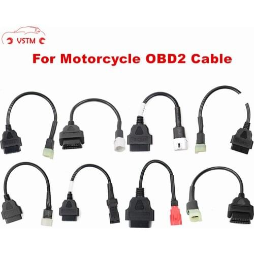 OBD2 Connector for Motorcycle Motobike For YA*MAHA 3pin 4pin For K*M 6pin Motorcycle OBD OBD2 Extension cable Free shipping