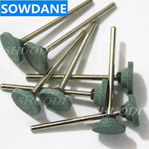 Dental Denture Polishing Grinding Green Sand Stone Materials Teeth Whitening Round Low-Speed Dental Lab Laboratory Polishing