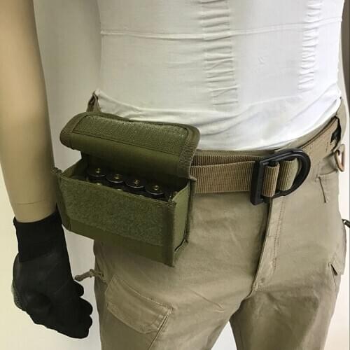 New Hunting Camouflage Molle Bag Tactical Army Bullet Holder Hunt Waist Belt Case Waterproof Outdoor Camo Bags