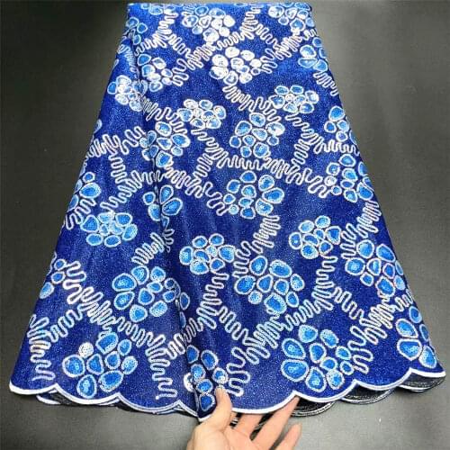 Dark and Light Color Sequin French Lace Fabric High Quality Embroidery Mesh Net Bridal Nigerian Wedding Dress Lace Sewing F3258