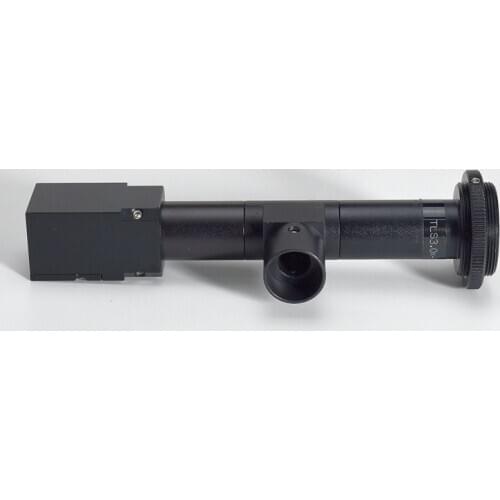 Used original TLS3.0X-110 Coaxial telecentric lens 3 times with corner prism