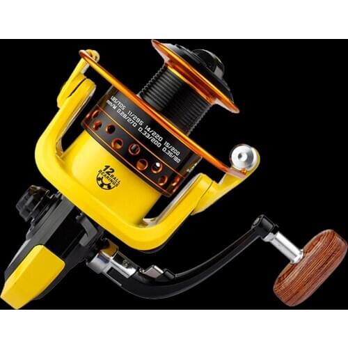 WALK FISH New Spinning Reel 12 Ball Bearing Metal Spool Fishing Reel 5.2:1 Fishing Wheels Coil Carp Fishing Tackle Accessories