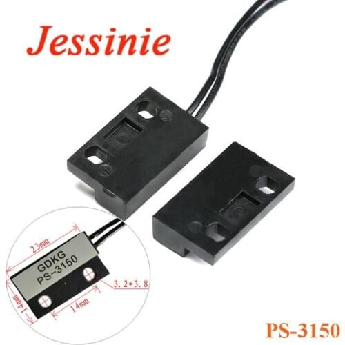 PS-3150 Reed Switch Normally Open NO Proximity Magnetic Sensor Module For Door Window Contacts 30cm Wire Inductance Distance