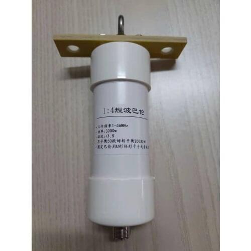 1:4 balun 3000W short wave antenna 1-4 3KW high power balun choke impedance transformation