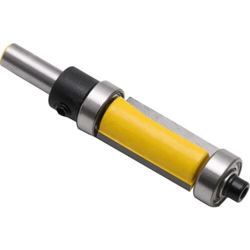 1/4" Shank 1" Cutter Top &Bottom Bearing Flush Trim Router Bit For Woodworking Hand Tools