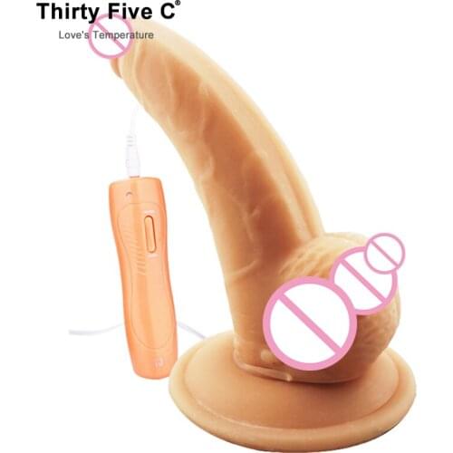 10 Frequency Vibrator Super Big Realistic Faked Dildos Penis Suction Cup Vagina Massage Bending Cock G-Spot Clitoris Bullet Eggs