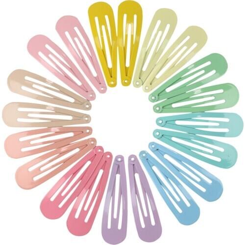 10PCS/Set New Girls Cute Colorful Water Drop Shape Hairpins Children Barrettes Hair Clips Headband Kids Fashion Hair Accessories