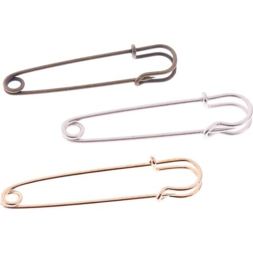 12pcs Large Heavy Duty Stainless Steel Big Jumbo Safety Pin Blanket Crafting for Making Wedding Bouquet Brooch DIY Decoration