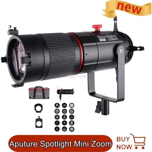 Aputure Spotlight Mini Zoom Precision Projection Lens for LS 60D & 60X LED Video Lights Lighting Modifier 15°~30° 2X Zoom Gobos