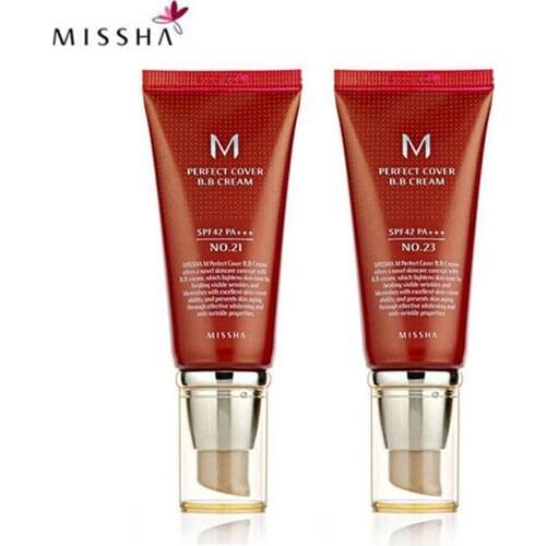 BB Cream 50ml Charm Moisturizing Cushion Liquid Foundation Concealer Sunscreen PA+++ Korean Cosmetics Makeup Base CC Cream