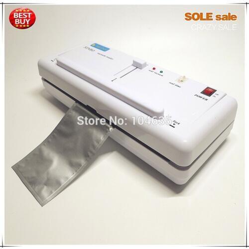 220V/110V SINBO DZ-280 Household Family Home Multifunction Plastic Bag Food vacuum sealer easy to operate locks in freshness