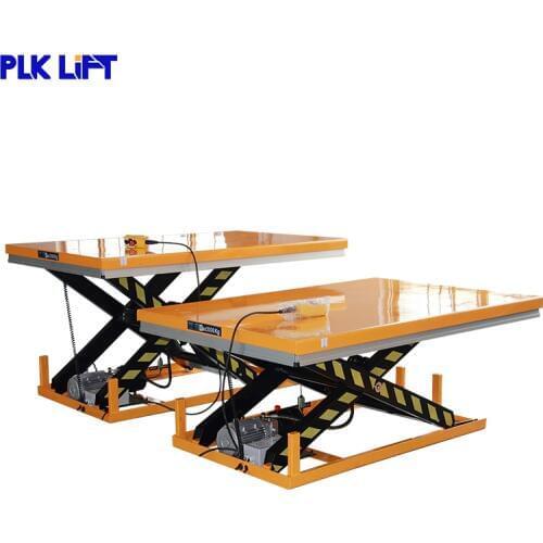 Wooden Case Factory Stationary Scissor Lift Platform with Cheap Price