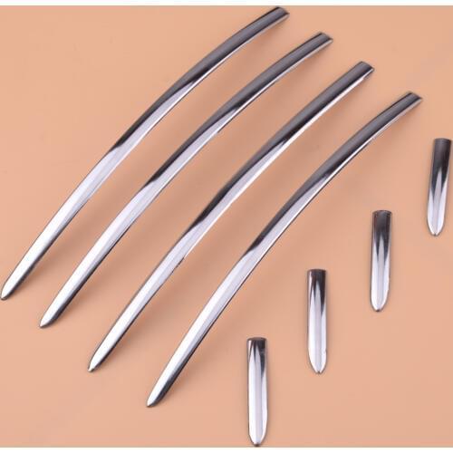 DWCX 8Pcs Stainless Steel Car Chrome Door Handle Stripe Trim Cover Fit for Ford Fusion Mondeo 1.5T 2013 2014 2015 2016