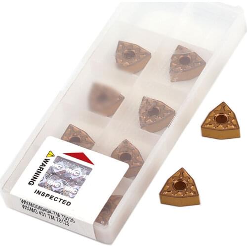 WNMG060404-TM T9125 Blade WNMG060408-TM T9125 Carbide Inserts External Turning Tools CNC Lathe Tools Wear-Resistant Steel Cutter