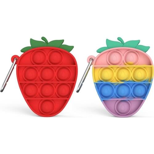 Fitget Toys with Keychain Game for Adult Kid Bubble Sensory Toy Autism Special Needs Stress Reliever Figet Speelgoed