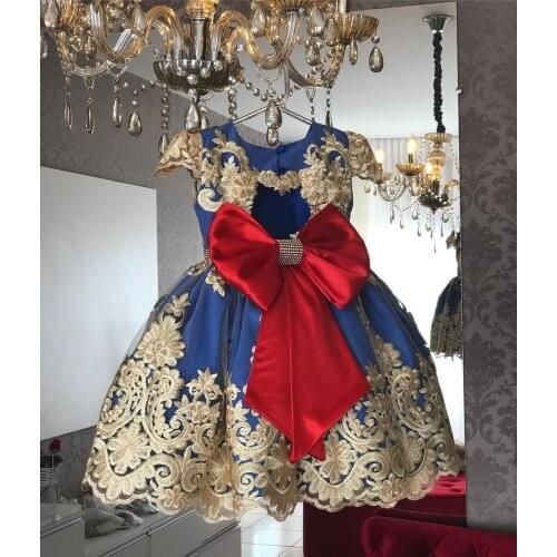 Summer Lace Baby Girls Clothes Princess Flower Girl Dress Kids Wedding Gown Toddler Girls Birthday Party Dress Children Vestidos