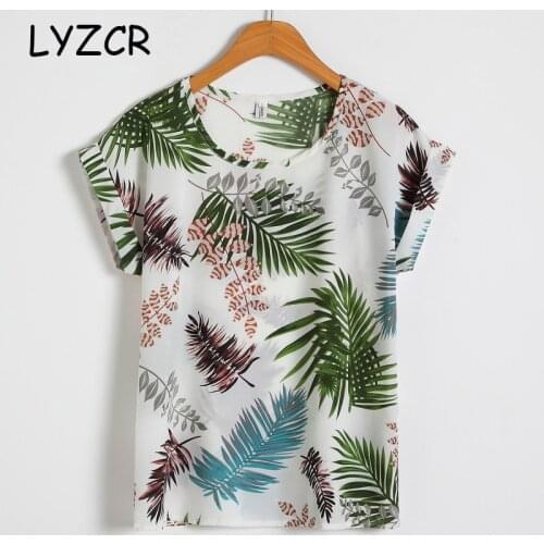 Блузки с принтом LYZCR China At AliExpress