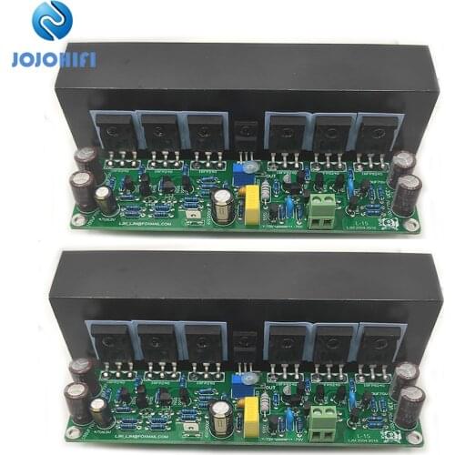 2pc L15 IRFP240 IRFP9240 Mono FET Amplifier Audio MOSFET Sound Finished Board with Radiator Heat Sink Amplifiers Assembled Board