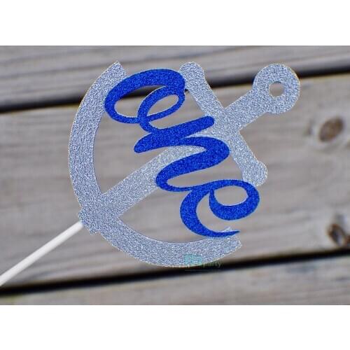 Nautical cake topper, nautical party, anchor cake topper, nautical smash cake toppe, anchors away party, sailor cake topper, sai