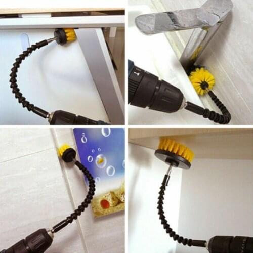 Drill Brush Attachment Set Power Scrubber Car Scrubbing Pads Cleaning Kit 21pcs *100% Brand New And High Quality