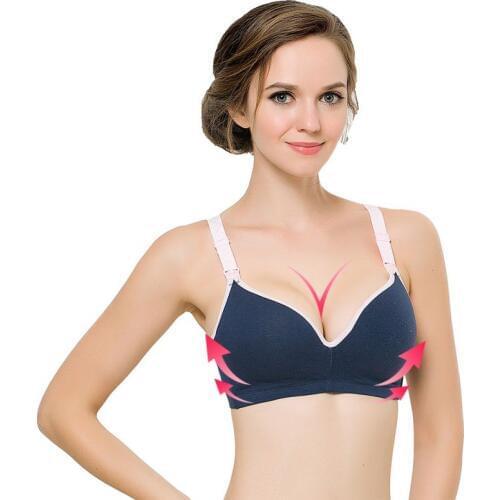 New Women Cozy Underwear Seamless Push Women Maternity One-piece Brassieres Wireless Bras Nursing Up Breastfeeding