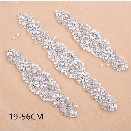 Diamond Bridal Belt Crystals Mariage Rhinestone Applique Embellished Bride Ceinture Luxe Cinturones Para Mujer for Dresse