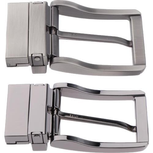 Alloy Belt Buckle 1.3'' 34mm Reversible Pin Buckle Prong Buckle DIY Metall Heavy Duty Hand Replacement