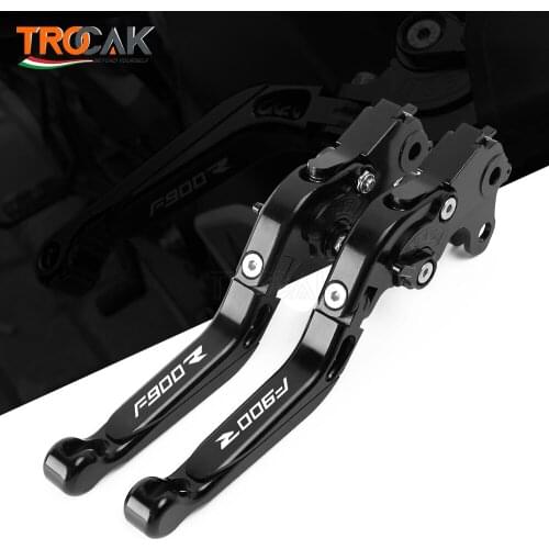 For BMW F900R F900 R F 900R 2020-2022 Motorcycle CNC Adjustable Folding Brake Clutch Levers Extendable Handle Bar Grip With Logo