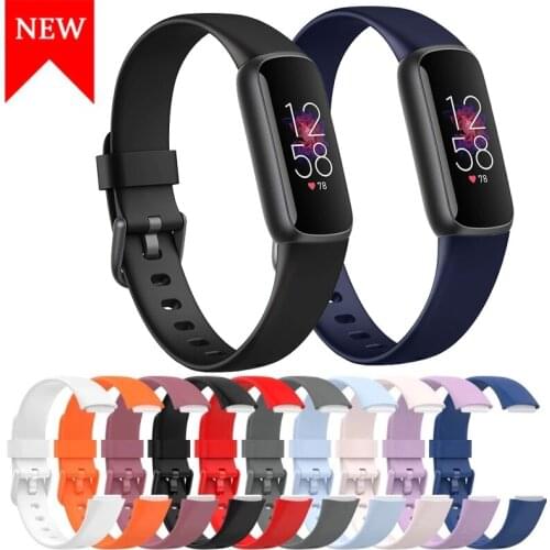 Silicon Strap For Fitbit Luxe Soft Sports Watchband Wrist Band Correa For Fitbit Luxe Smart Watch Bracelet Replacement Strap