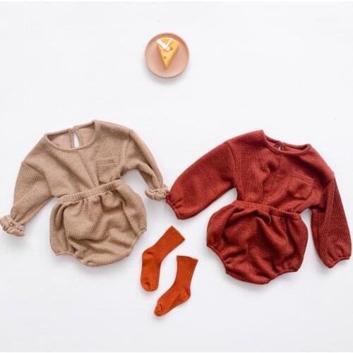 Infant Baby Unisex Top+ Triangle Pants