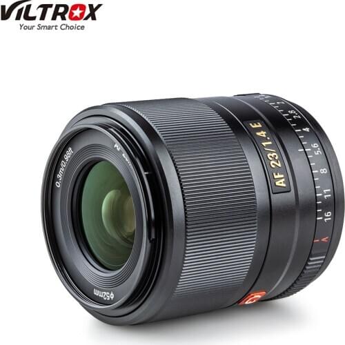 VILTROX AF23/1.4E 23mm F1.4 Large Aperture Humanistic Prime Lens APS-C for Sony E-mount Camera A6000 A6300 A6600