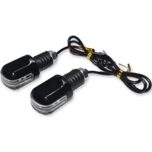 Motorcycle High Quality Rear Front Led Turn Signal Lights Brake Mini Amber Blinker Lamp 6 LED Metal for Harley BMW HONDA YAMAHA