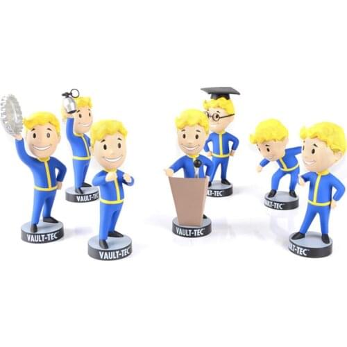 13cm 2020 Gaming Heads Fallout VaultBoy series 1&2&3 action figure collectible model toys for boys girls brinquedos