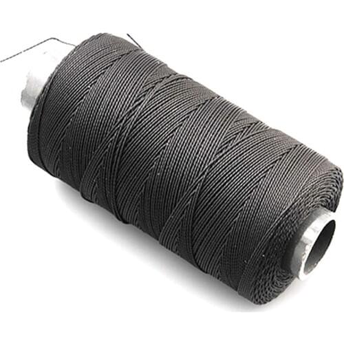 0.8mm round Nylon Cords Strings Ropes Thread for DIY Craft Leathercraft DIY, black