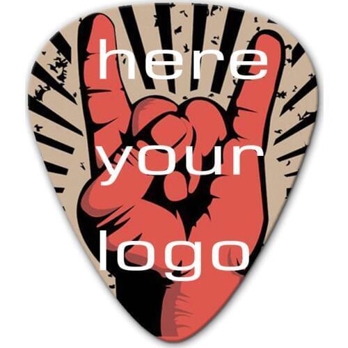 100PC Custom Electric Guitar Picks Plectrum Can Print Your Logo birthday Gift Music Gift Guitar Accessories string Instrument