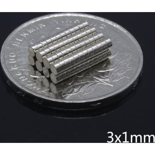 200Pcs 3x1 mm Disc Small Round Magnetic magnets N35 Super Powerful Strong Rare Earth Neodymium Magnet 3*1 strong magnet