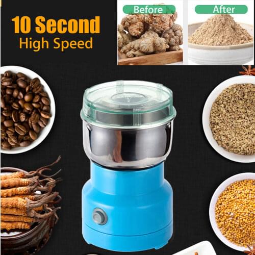 220V NEW DIY Tool Household Electric Herbs Spices Nuts Grains Coffee Bean Grinder Mill Grinding Medicine Flour Powder Crusher