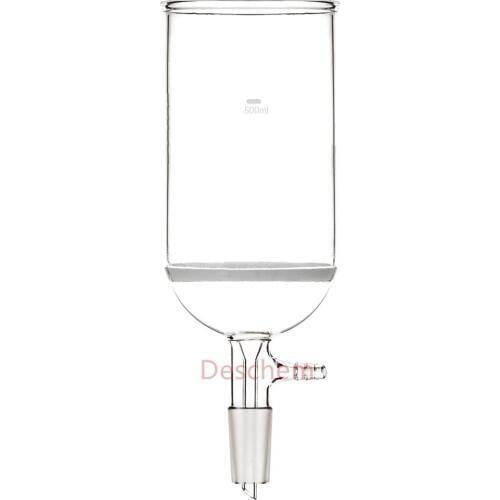 500ml,24/40,Glass Buchner Funnel,Dimeter Around 70mm 3# Coarse Filter
